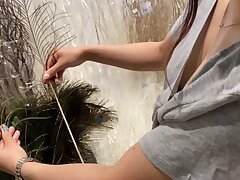 omise-003 Emiri Momoka's Sensual JAV Handjob & Steamy Shower Encounter