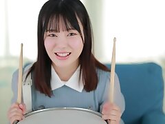 HMN-366 Japanese Beauty Reveals Her Hairy Pussy & Plump Nipples Seductively