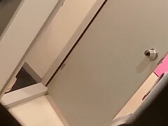 Q718 Adorable Japanese Beauty Enjoyed Doggy Style by Her Chest Fan