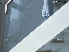 0027_CHSP-DACQ Handjob Tricks-Man Teases Beauty's Perfect Ass with Sensual Touches