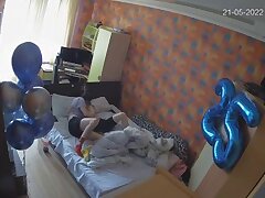 Home_Sex_CCTV_3 Sizzling Japanese Cowgirl-Passionate Ride in Steamy Bedroom