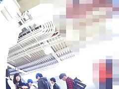 kuri156-1 Ririka's Pantyhose Tease-Hot Fingering Through the Hidden Hole