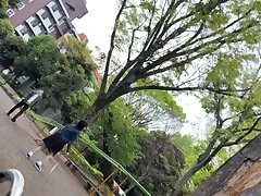 726ANKK-005 Live Spy Cam-Amateur Upskirt Thrills in Tight Jeans Skirts